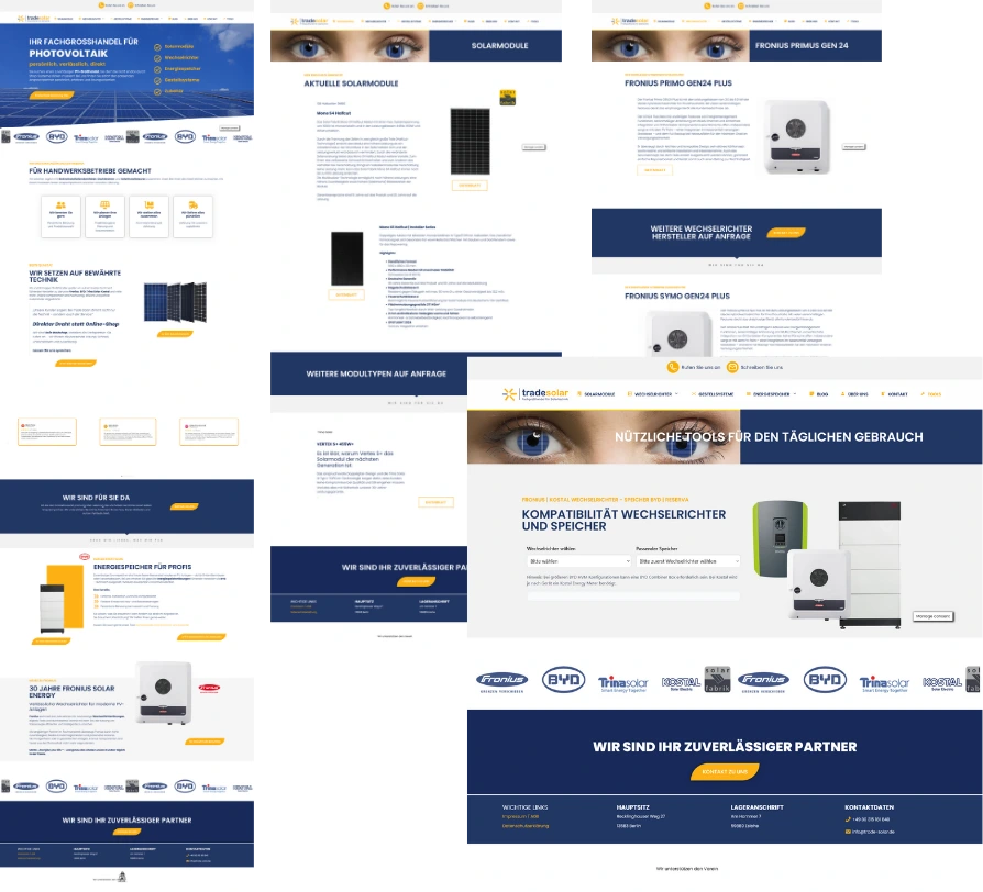 Trade Solar – Webdesign für einen Berliner Fachgroßhandel für Photovoltaik (3)