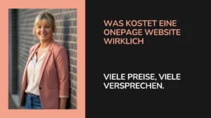 Was kostet eine Onepage Website wirklich