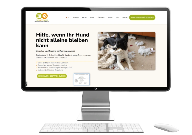 Webseiten für Hundetrainer