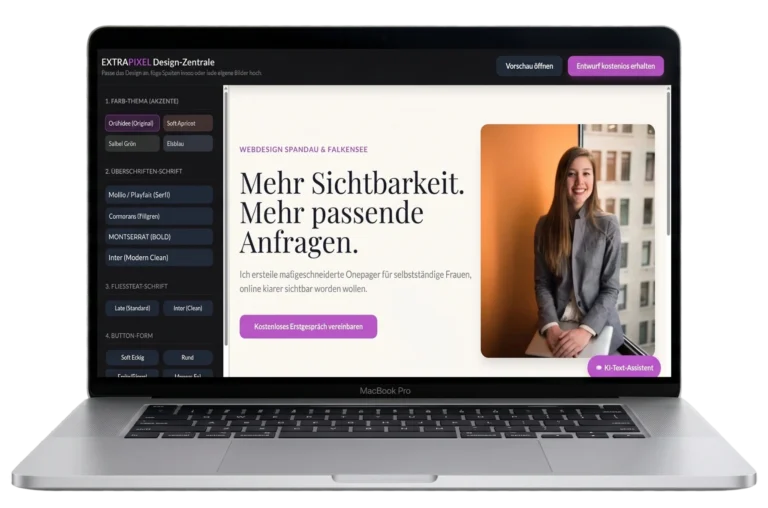 Extrapixel Design Zentrale